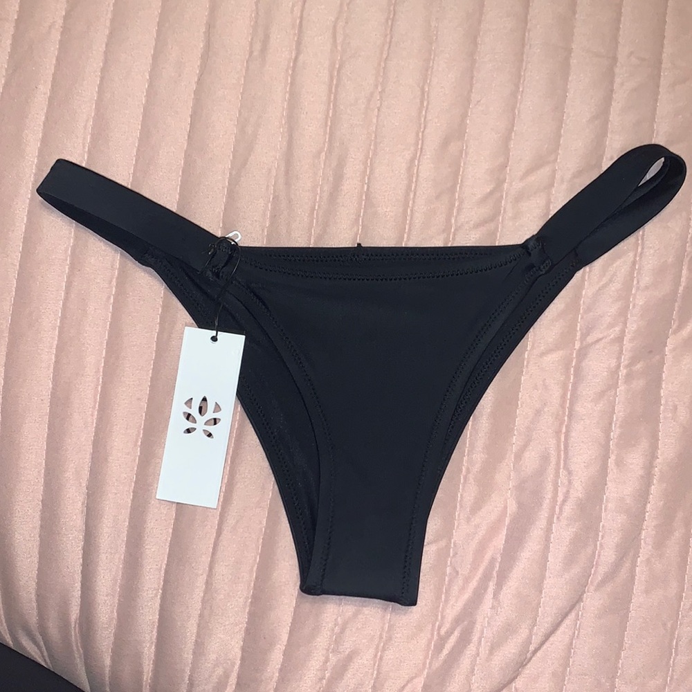 Gigi C black bikini bottom